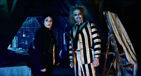"Beetlejuice" se impone en la taquilla sin competencia