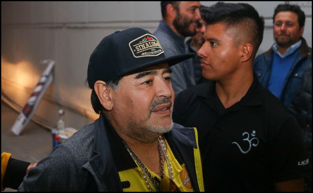 Maradona disputó la final del torneo pasado como DT de Dorados | Imago7