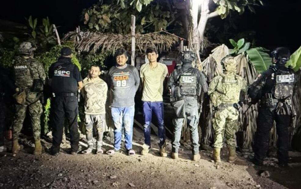 Los detenidos están ligados a la extorsión a limoneros en Apatzingán, Michoacán. Foto: Especial