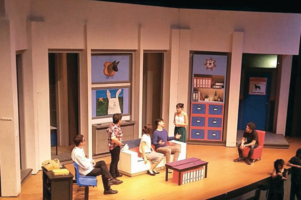 La obra Los Bonobos llegó a sus 100 representaciones y tuvo como madrinas a Paty Chapoy y Bianca Marroquín (SUGHEY BAÑOS. EL UNIVERSAL)