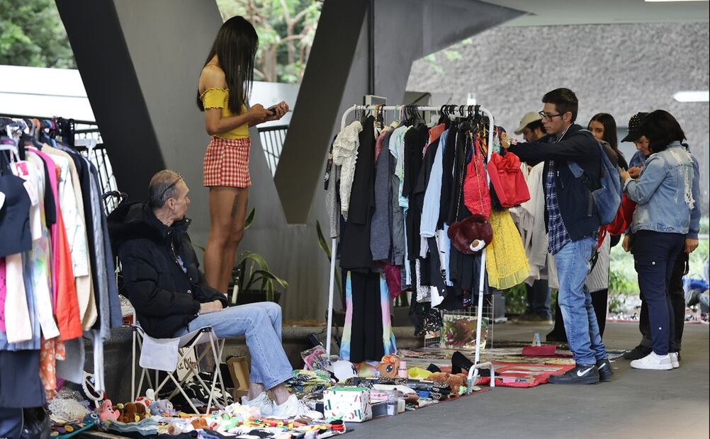 Ambulantes en la Cineteca Nacional de Xoco, el 21 de febrero de 2025. Foto: Fernanda Rojas/EL UNIVERSAL
