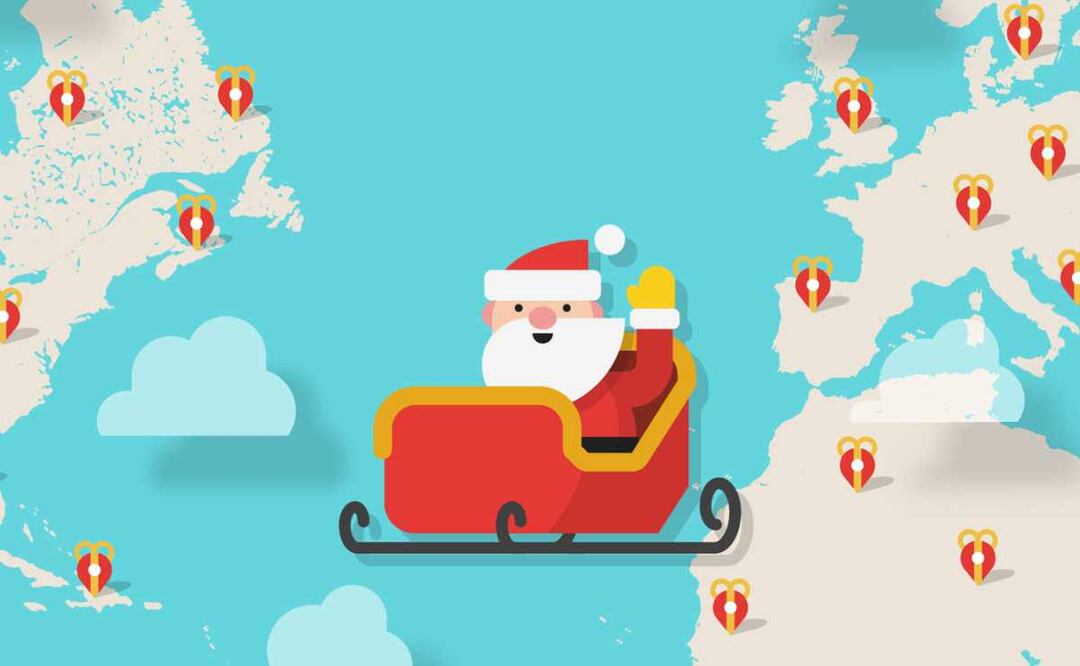 ¿Cómo seguir el recorrido de Santa en Google Maps?