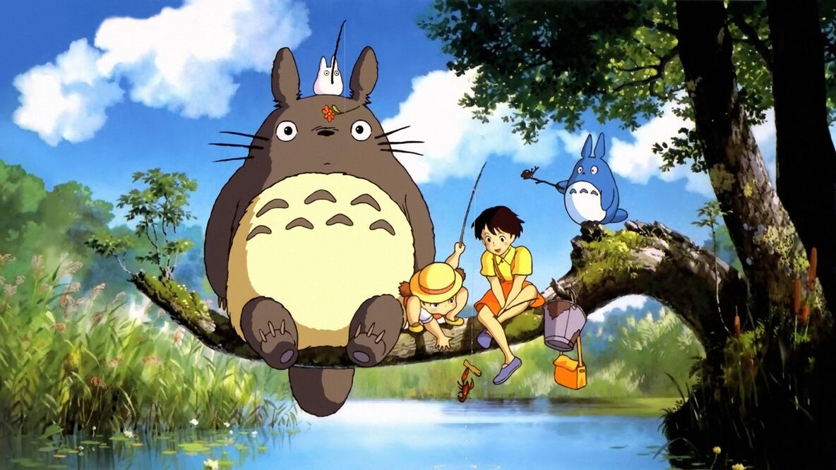Escena de la película "Mi vecino Totoro".