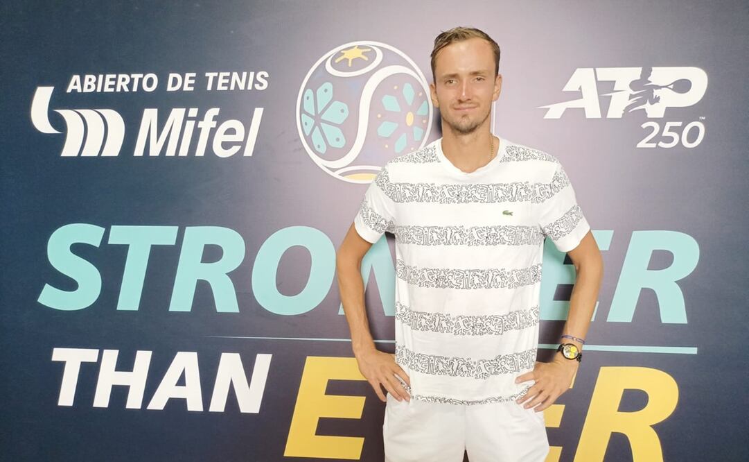 Daniil Medvedev previo a su participación en el Abierto de Los Cabos - FOTO: Especial