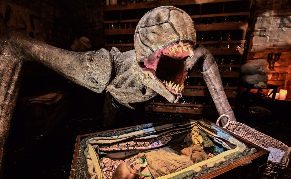 Una de las paradas está inspirada en A quiet place (2018) Foto: Universal Studios