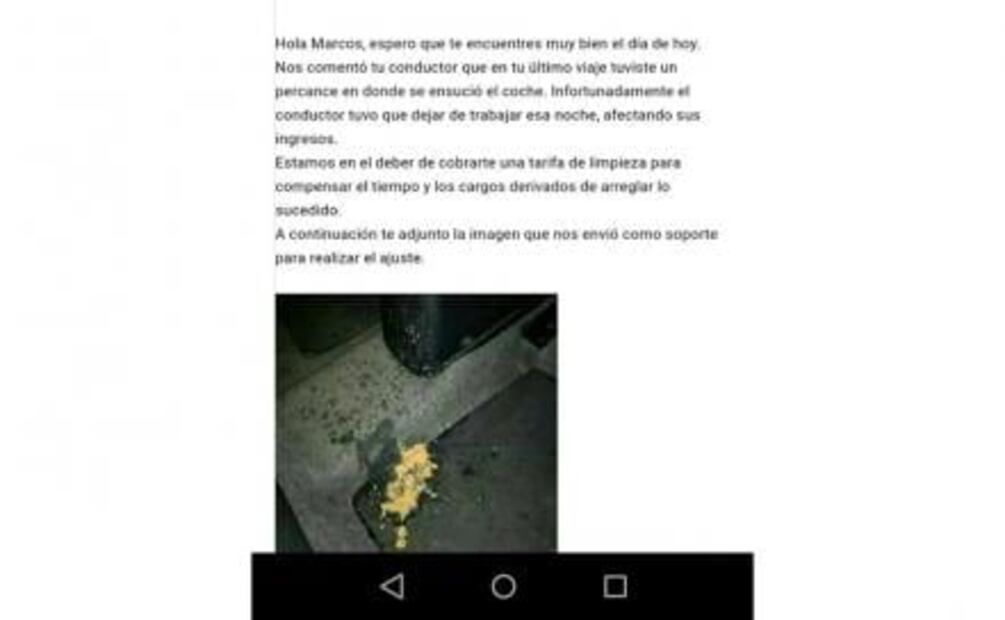 Denuncian cobro indebido en Uber con supuesta fotografía falsa 