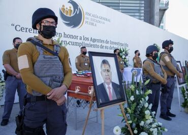 Se va a esclarecer hecho criminal, señala fiscal de Puebla tras asesinato de agentes ministeriales