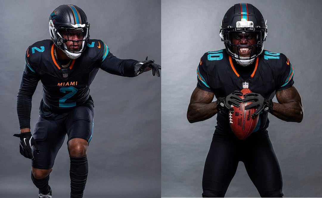 Miami estrenará su uniforme Rivalries este lunes cuando enfrenten a Nueva York (Jets) | FOTOS: @nfl
