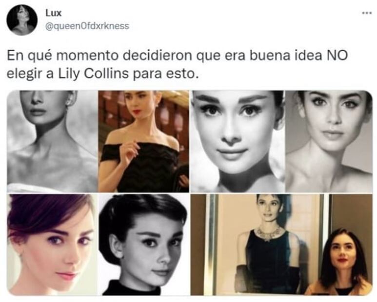 Rooney Mara interpretará a Audrey Hepburn y fans de Lily Collins no están contentos