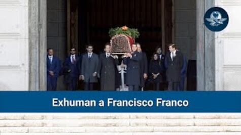 Así fue la exhumación del dictador Francisco Franco a 44 años de su muerte