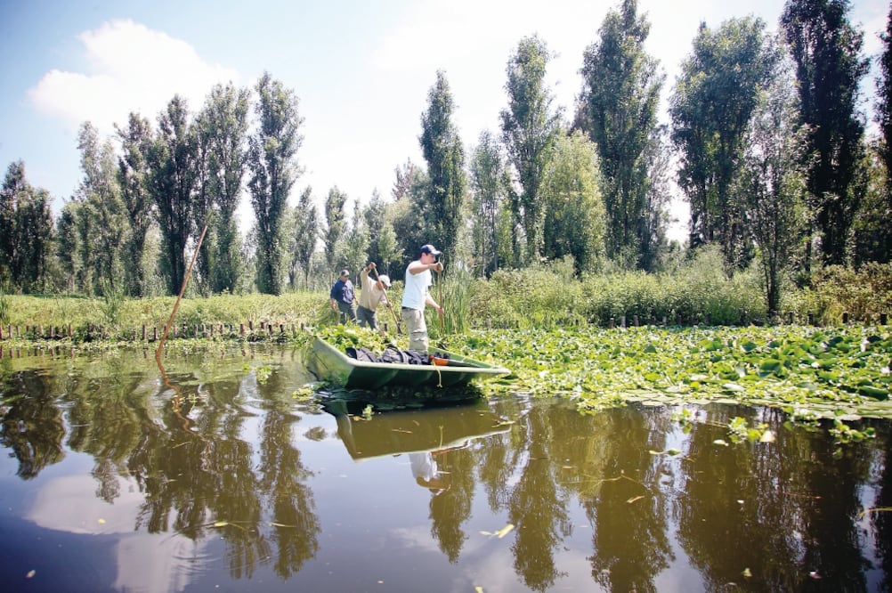 El titular de Tláhuac enfatizó la importancia de salvaguardar los ecosistemas de la demarcación, como las zonas chinamperas (ARCHIVO EL UNIVERSAL)