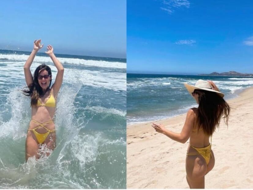 Camila Sodi enciende Instagram al lucir un diminuto bikini amarillo 