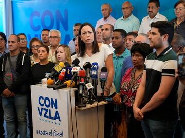 María Corina Machado tras imposibilidad de inscribir candidatura en Venezuela: "Nadie nos saca de la ruta electoral"