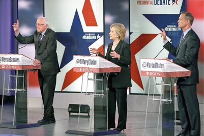 El atentado domina debate demócrata