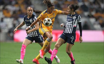Rayadas y Tigres empatan en la final de ida de la Liga MX Femenil