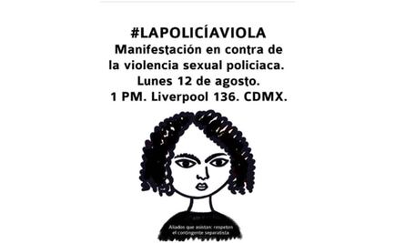 Convocan a marcha por denuncias de presuntas violaciones policiacas