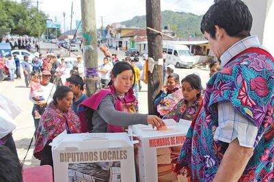 Elecciones pacíficas en Chiapas