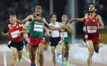 Juan Luis Barrios se cuelga el oro en los 5 mil metros