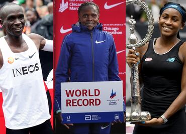 Kipchoge, Kosgei y Gauff, los hitos del deporte este fin de semana