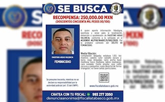 Fiscalía estatal pone precio a la cabeza de 22 generadores de violencia de Tabasco