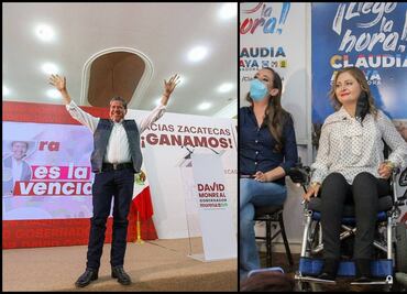 David Monreal dice tener ventaja en Zacatecas; Claudia Anaya dice que esperará