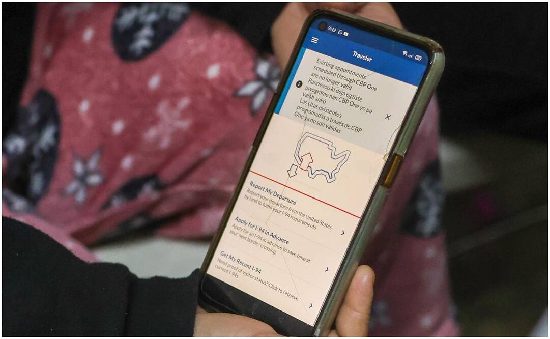 La aplicación liberaba mil 450 espacios cada día para siete puertos de entrada en la frontera. Foto: Diego Simón/ EL UNIVERSAL