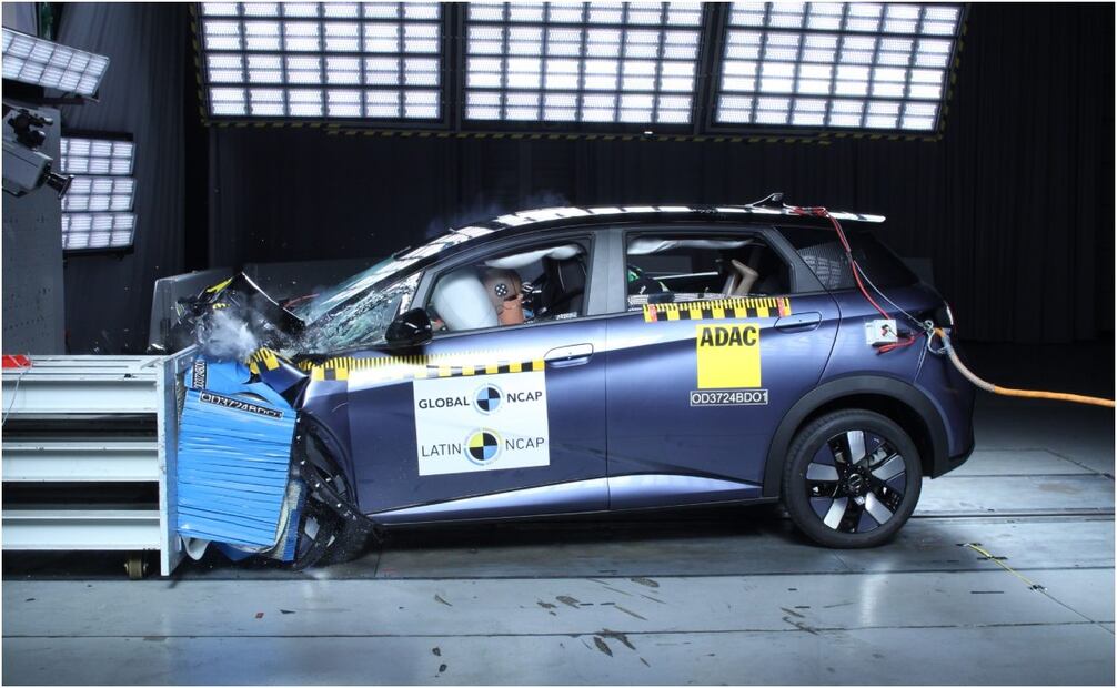 En la prueba de choque de Latin NCAP logró 92.60 de aprobación para ocupante adulto. Foto: Latin NCAP