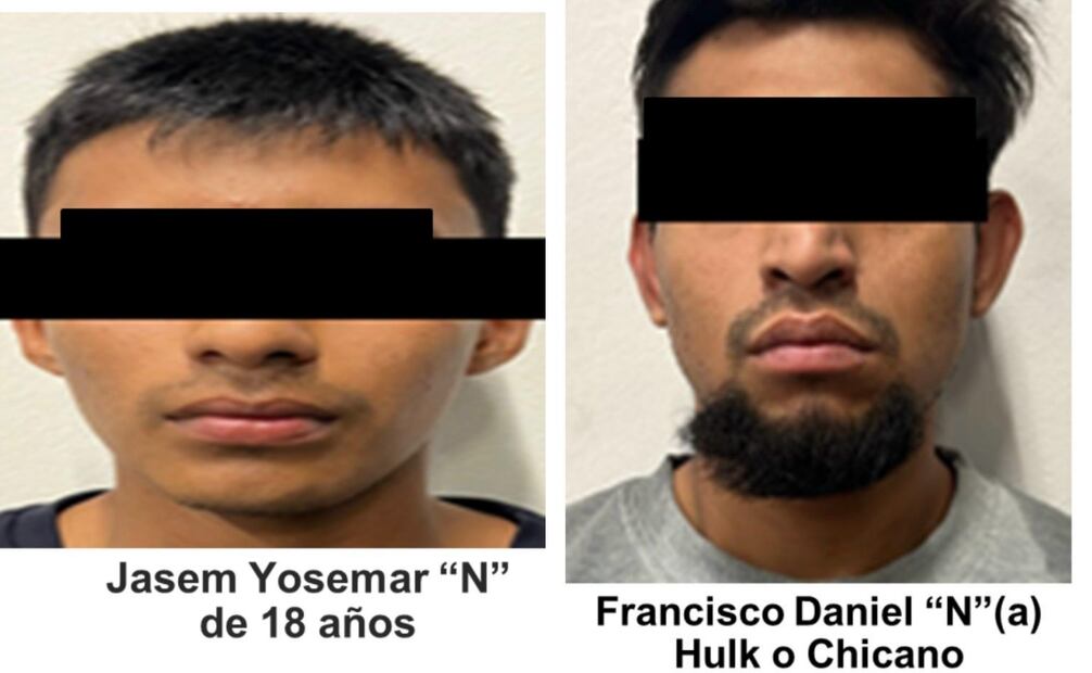 Detienen a extorsionadores en Morelos (08/10/2025). Foto: Especial