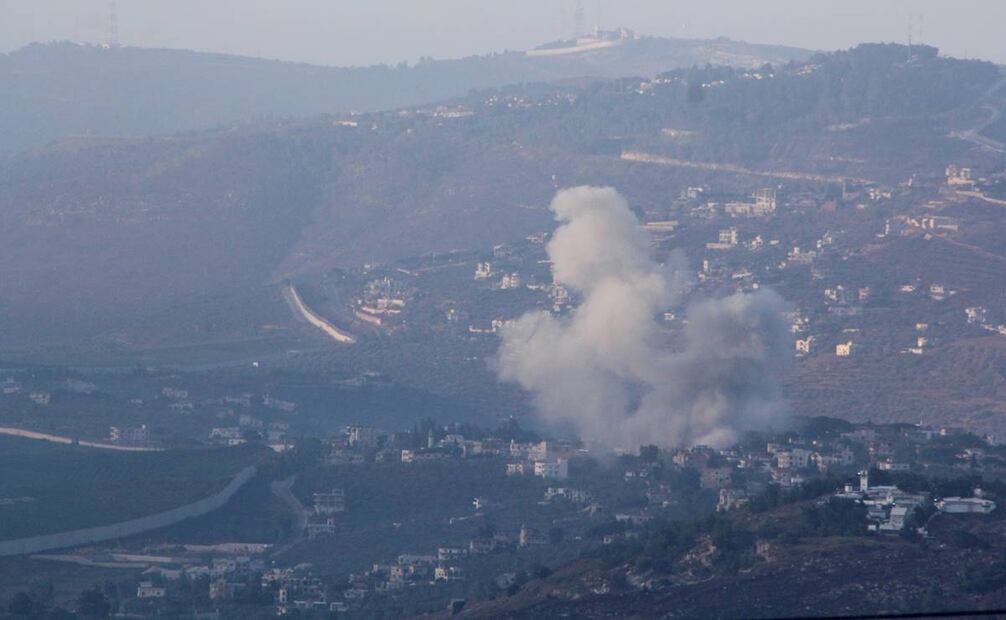 Ataques entre Israel y Hezbolá. Foto: EFE