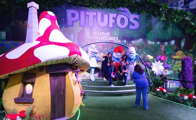 Una casa pitufa, brujas de Wicked y el depa de Los Cuatro Fantásticos... todo cabe en la CCXPMX