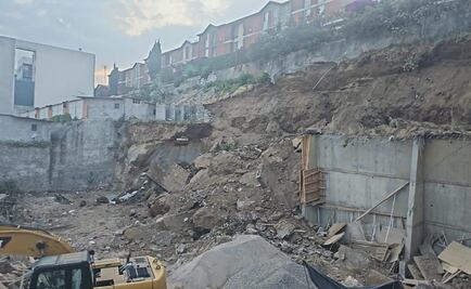 Se registra desprendimiento de talud en alcaldía Álvaro Obregón; no hay reportes de víctimas ni lesionados  