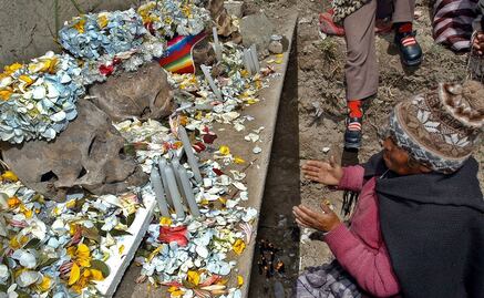 Cementerio se convierte en galería para rendir culto a la muerte