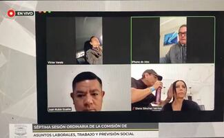 Ahora, desde una estética, diputada Diana Sánchez Barrios vota en sesión del Congreso de la CDMX; prende cámara para participar