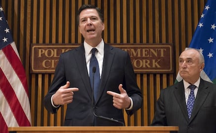 Juez desestima acusaciones contra exdirector del FBI, James Comey