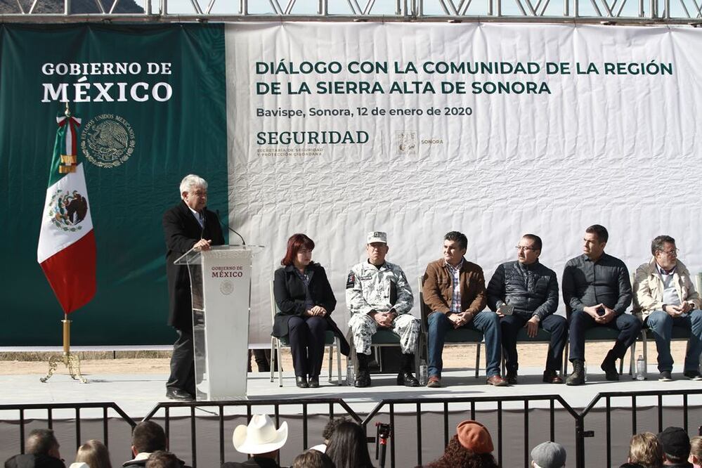 El presidente Andrés Manuel López Obrador anunció que se construirá un memorial para las víctimas asesinadas el pasado 4 de noviembre. CHRISTIAN TORRES. EL UNIVERSAL