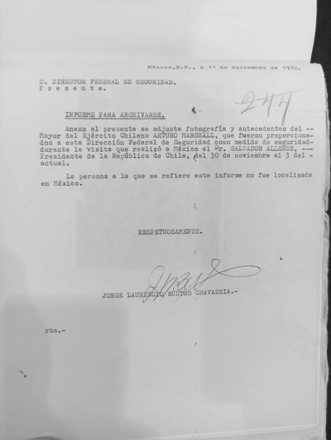 México fue alertado de posible atentado contra Allende