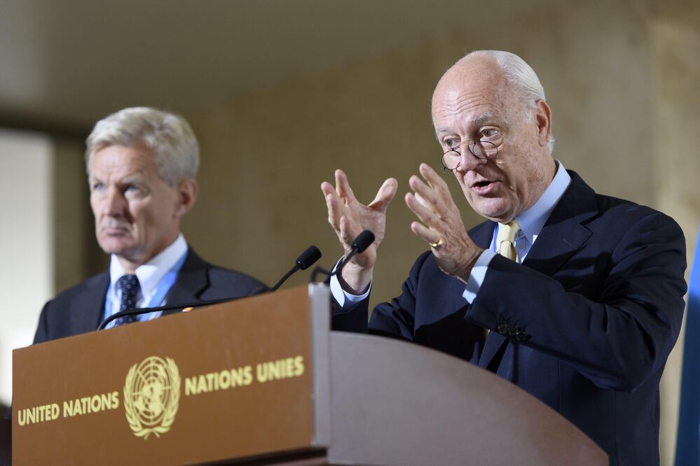 El enviado especial de la ONU para Siria, Staffan de Mistura (Foto: EFE)