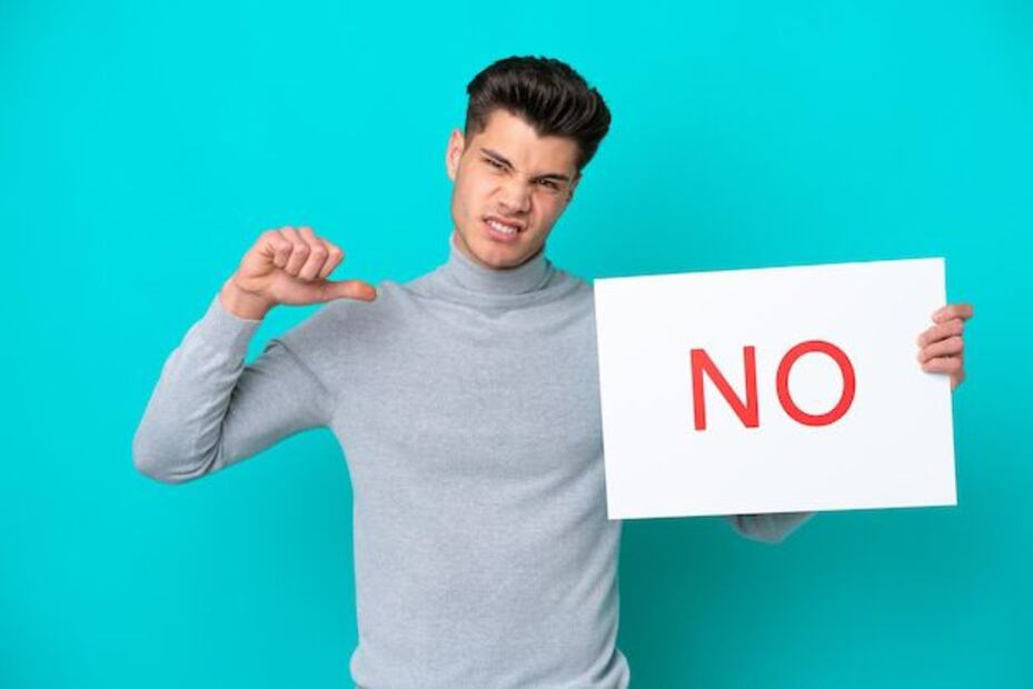 Al aprender a decir "no" construimos relaciones más sinceras con los demás. Fuente: Freepik.