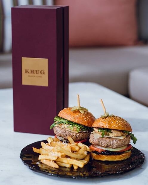Hamburguesas á la table en Krug Burguer
