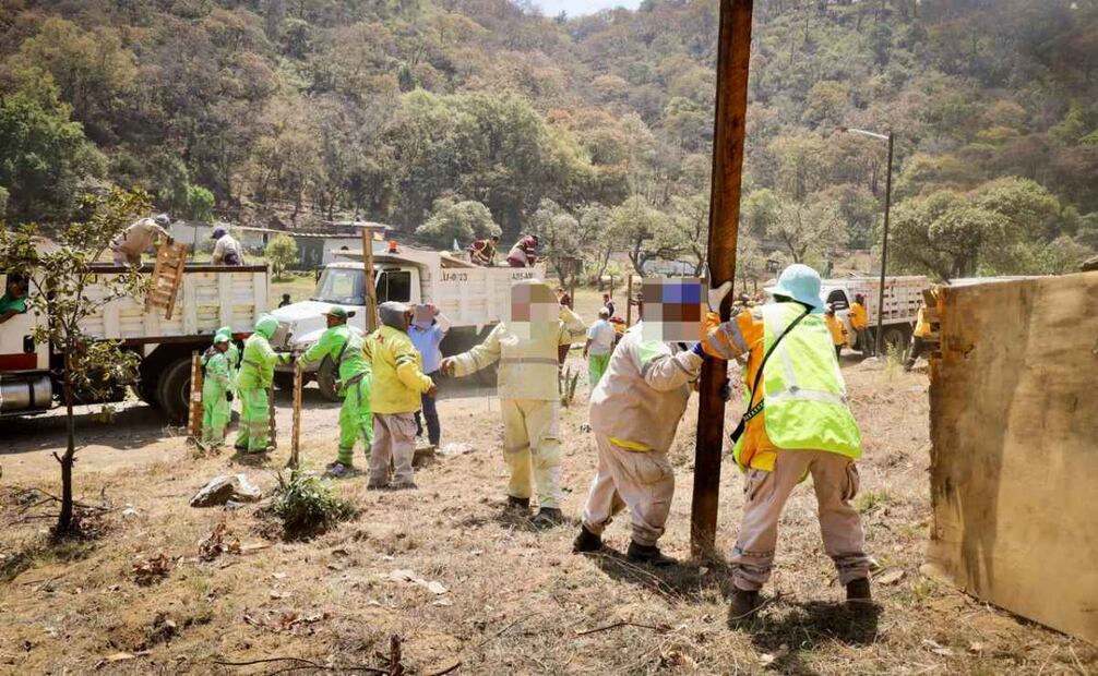Sedema indicó que en el operativo se retiraron 12 construcciones provisionales (13/03/2025). Foto: Especial