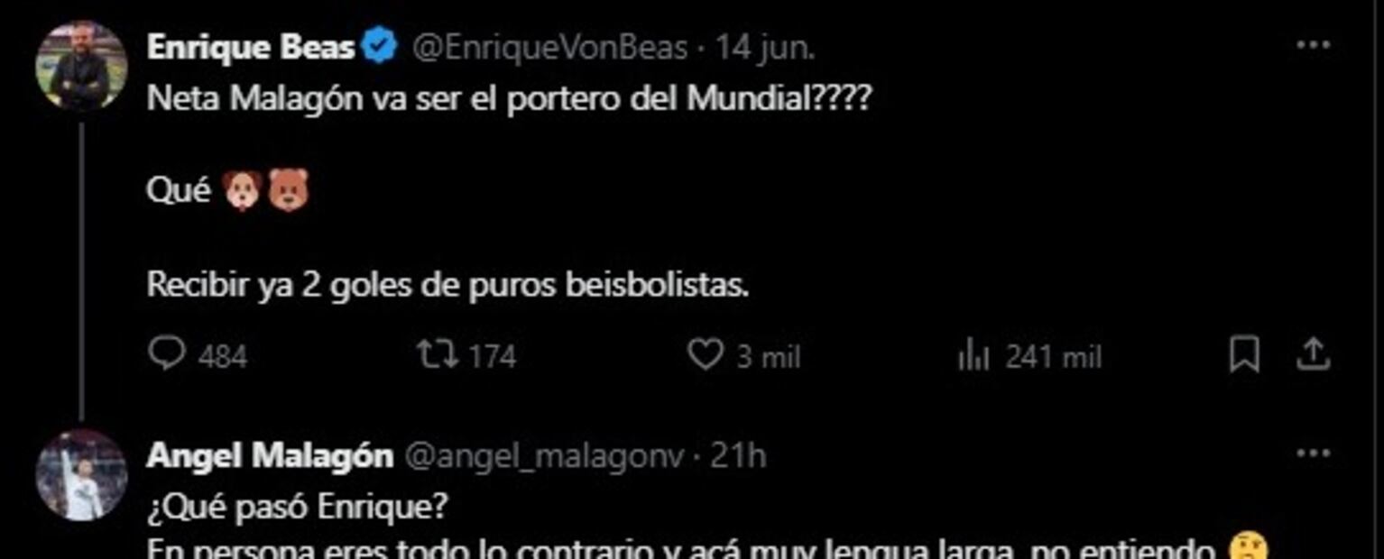 Los enfrentamientos de Ángel Malagón con periodistas en redes sociales