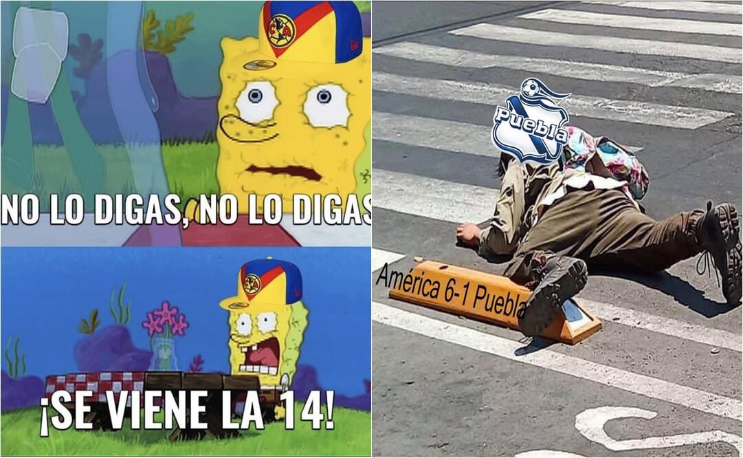 Los mejores memes de la goleada de América al Puebla en Liguilla / FOTO: ESPECIAL