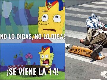 Los mejores memes de la goleada de América al Puebla en Liguilla