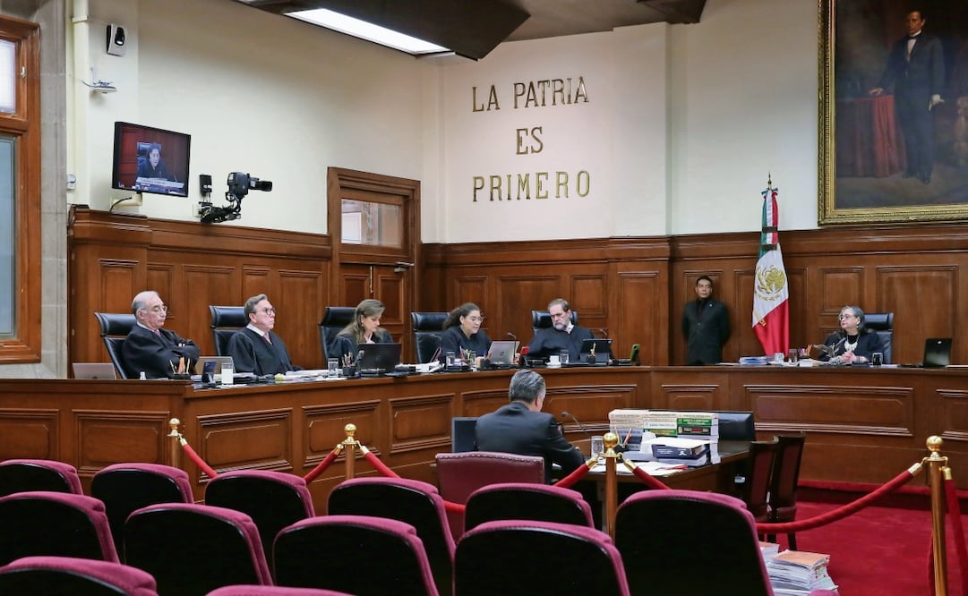 El debate en torno a la reforma judicial en el pleno de la Suprema Corte de Justicia de la Nación duró siete horas. Foto: Especial