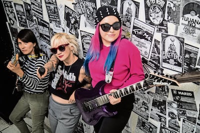 Con punk y metal, ellas rompen techo de cristal