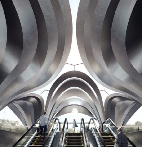 ¿Qué pasará con las estaciones de tren en Dnipro, Ucrania, que desarrolla el estudio de Zaha Hadid?