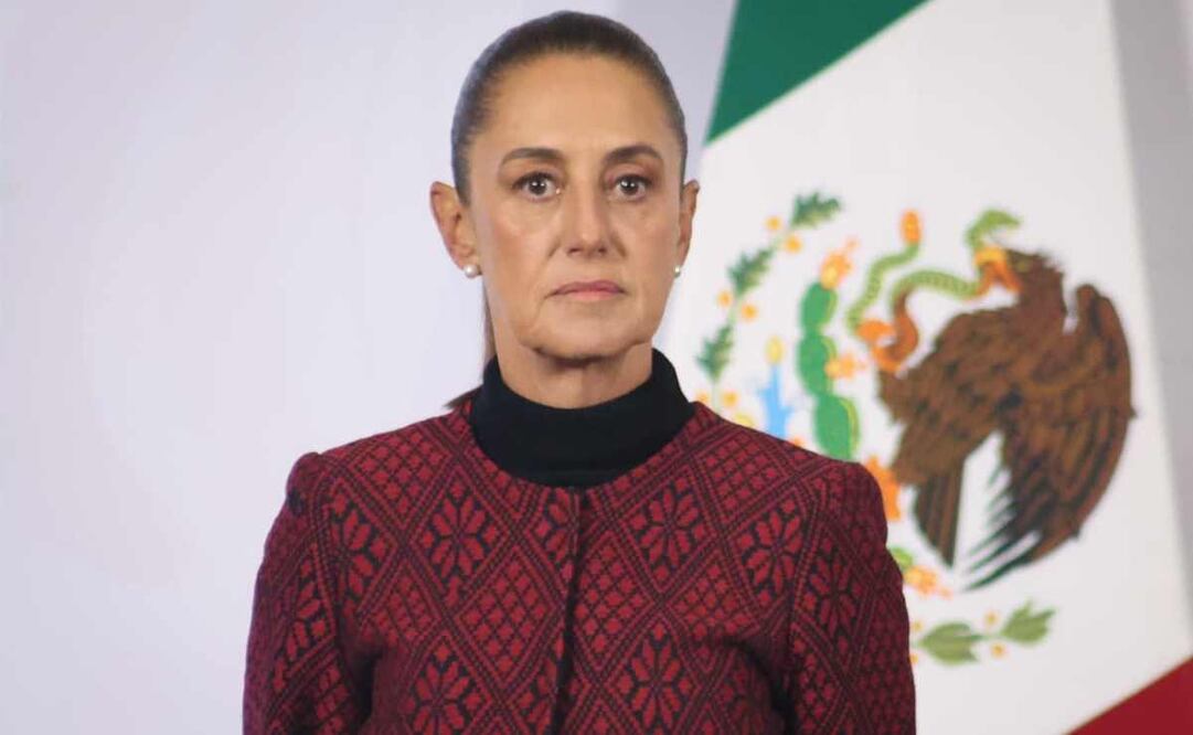 La presidenta Claudia Sheinbaum durante la mañanera del 13 de enero del 2026. Foto: Luis Camacho / EL UNIVERSAL