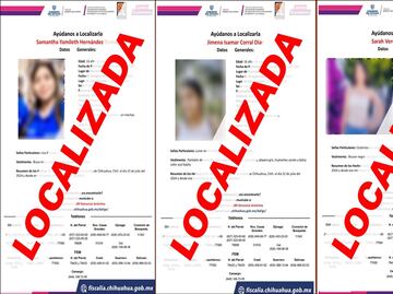 Localizan a las tres jóvenes reportadas como desaparecidas en Chihuahua
