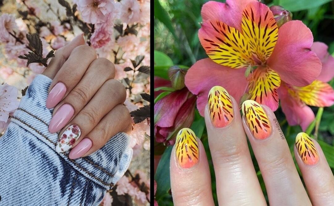 La manicura de tus uñas será tan perfecta que parecerá un hermoso jardín. Fotos: Instagram: @ angeelikaaa0 y @coyarose