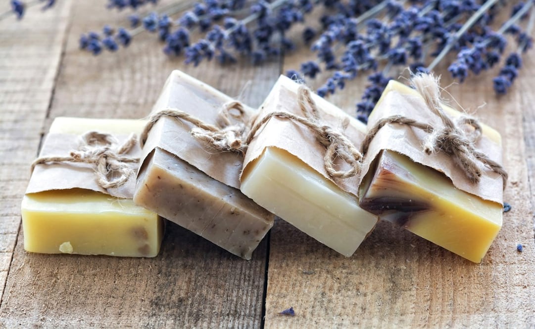 Jabón casero con colágeno. Foto: Unsplash